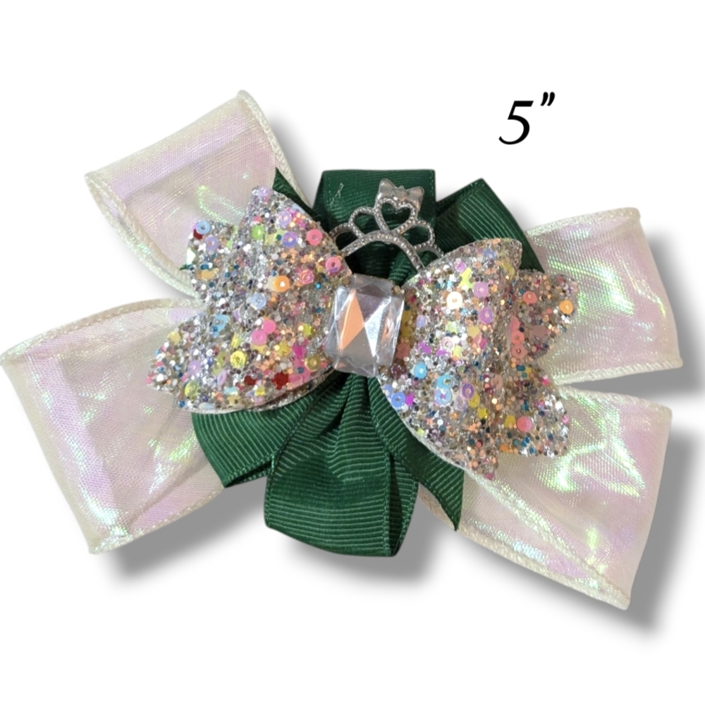 WICKED INSPIRED Sparkling Multicolor Bow Hair Clip Set